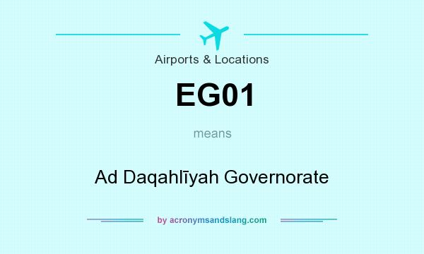 What does EG01 mean? It stands for Ad Daqahlīyah Governorate