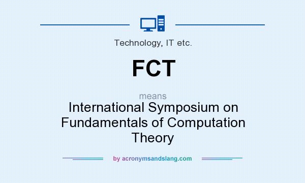 What does FCT mean? It stands for International Symposium on Fundamentals of Computation Theory