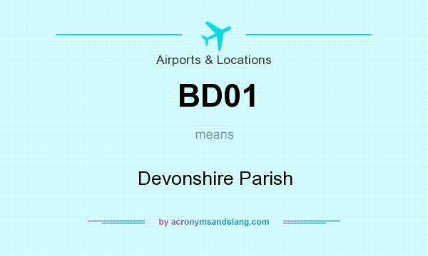 What does BD01 mean? It stands for Devonshire Parish
