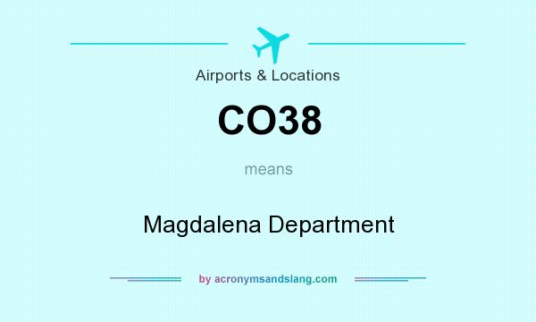 What does CO38 mean? It stands for Magdalena Department