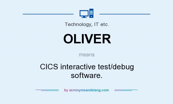 What does OLIVER mean? It stands for CICS interactive test/debug software.