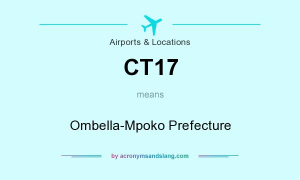 What does CT17 mean? It stands for Ombella-Mpoko Prefecture