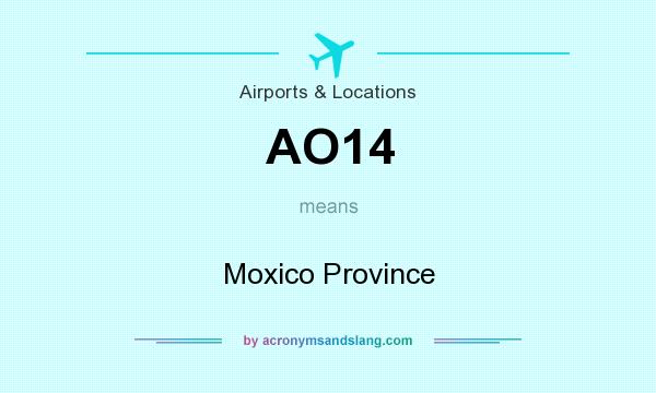 What does AO14 mean? It stands for Moxico Province
