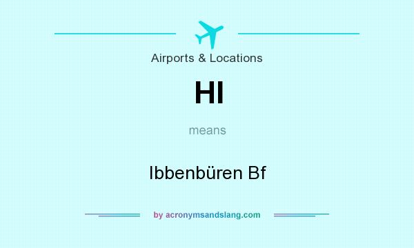 What does HI mean? It stands for Ibbenbüren Bf