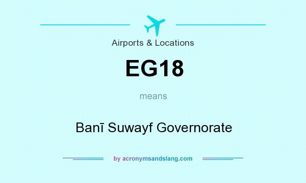 What does EG18 mean? It stands for Banī Suwayf Governorate
