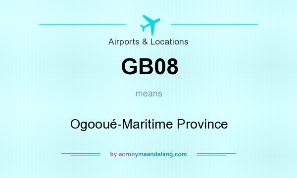 What does GB08 mean? It stands for Ogooué-Maritime Province
