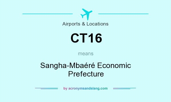 What does CT16 mean? It stands for Sangha-Mbaéré Economic Prefecture
