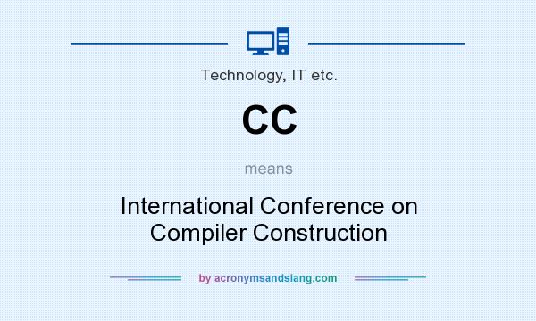 What does CC mean? It stands for International Conference on Compiler Construction