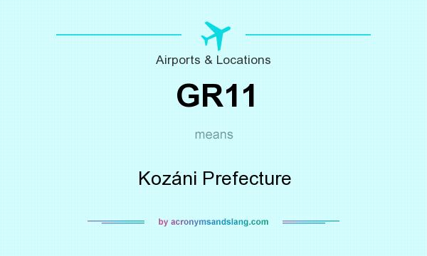 What does GR11 mean? It stands for Kozáni Prefecture
