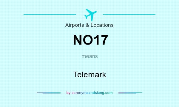 What does NO17 mean? It stands for Telemark