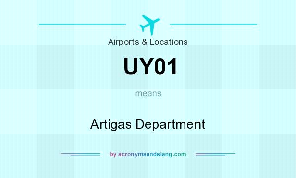 What does UY01 mean? It stands for Artigas Department
