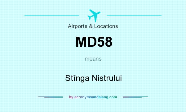 What does MD58 mean? It stands for Stînga Nistrului