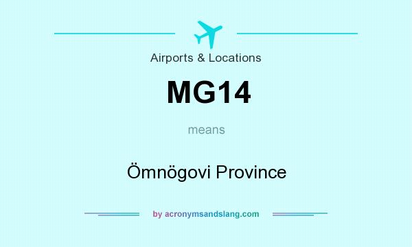 What does MG14 mean? It stands for Ömnögovi Province
