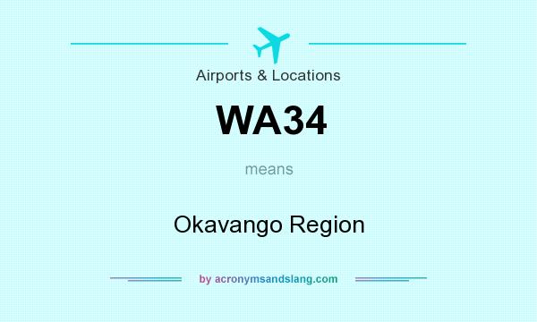 What does WA34 mean? It stands for Okavango Region