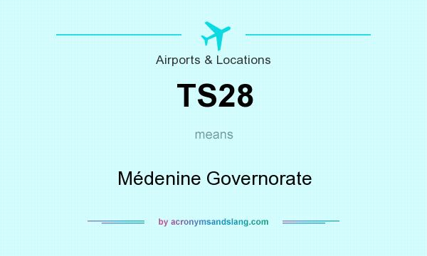 What does TS28 mean? It stands for Médenine Governorate