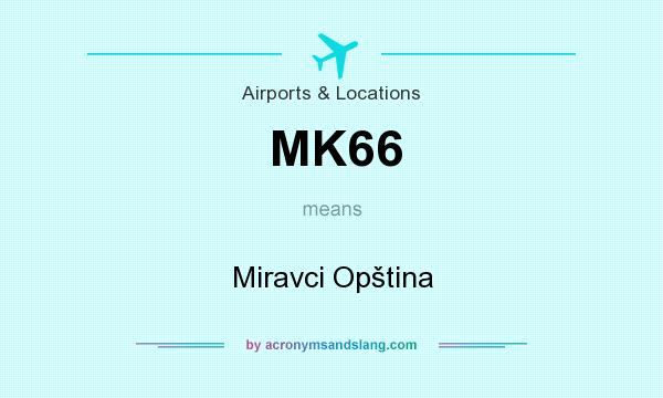 What does MK66 mean? It stands for Miravci Opština