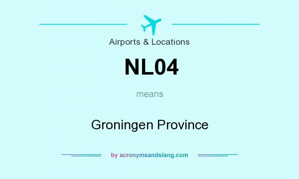 What does NL04 mean? It stands for Groningen Province