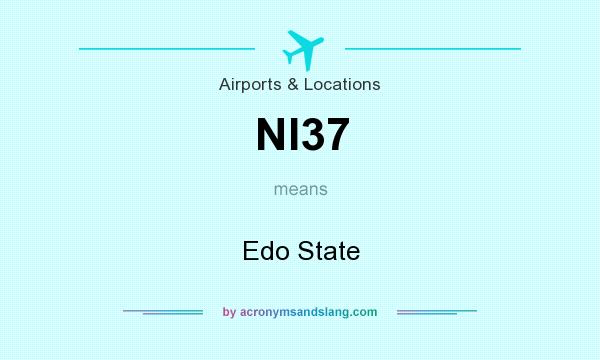 What does NI37 mean? It stands for Edo State