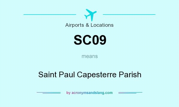What does SC09 mean? It stands for Saint Paul Capesterre Parish