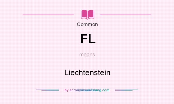 What does FL mean? It stands for Liechtenstein