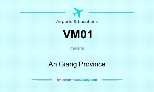 What does VM01 mean? It stands for An Giang Province