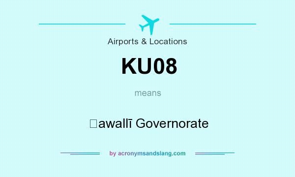 What does KU08 mean? It stands for Ḩawallī Governorate
