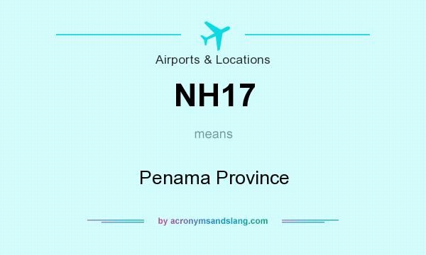 What does NH17 mean? It stands for Penama Province
