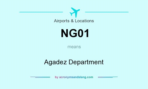 What does NG01 mean? It stands for Agadez Department