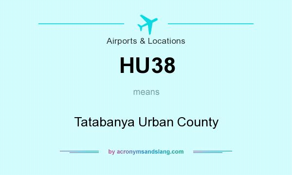 What does HU38 mean? It stands for Tatabanya Urban County
