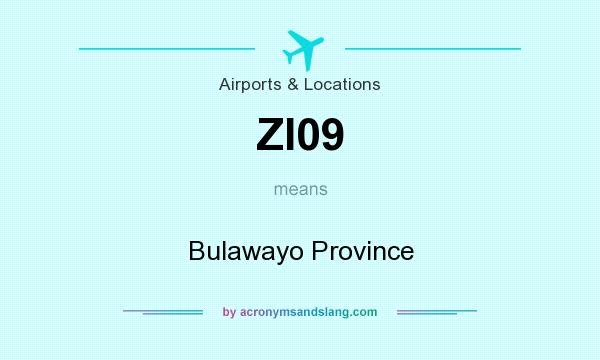 What does ZI09 mean? It stands for Bulawayo Province