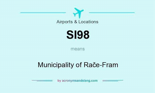 What does SI98 mean? It stands for Municipality of Rače-Fram