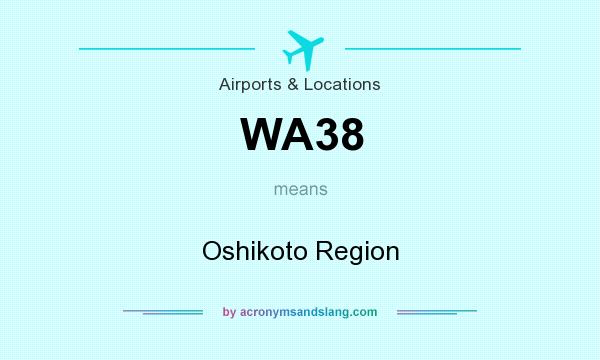 What does WA38 mean? It stands for Oshikoto Region