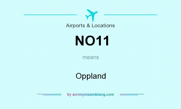 What does NO11 mean? It stands for Oppland