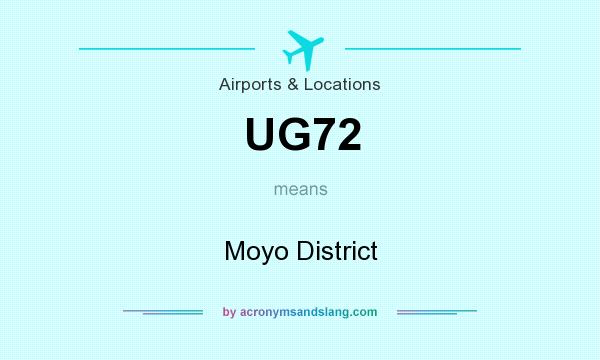 What does UG72 mean? It stands for Moyo District