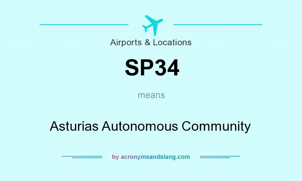 What does SP34 mean? It stands for Asturias Autonomous Community