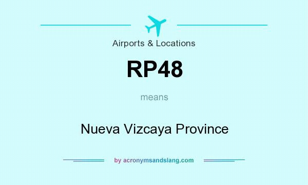 What does RP48 mean? It stands for Nueva Vizcaya Province