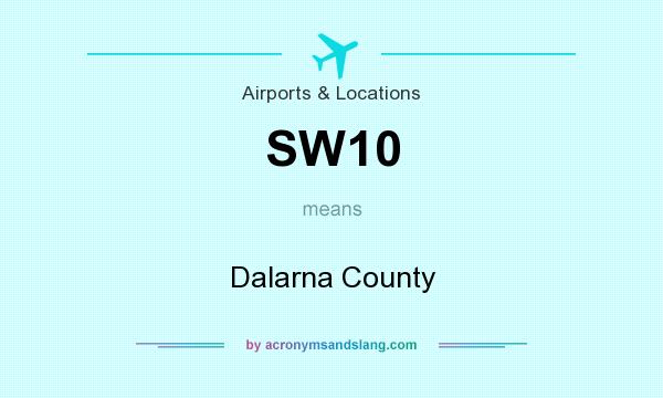 What does SW10 mean? It stands for Dalarna County