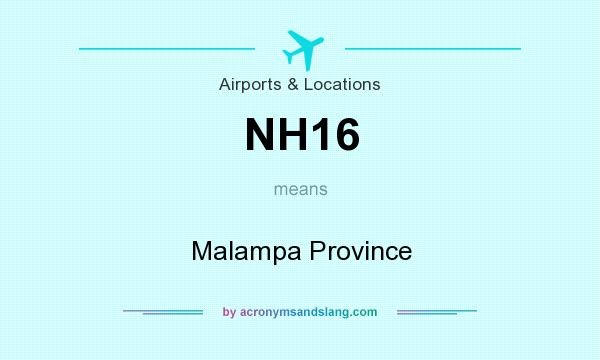 What does NH16 mean? It stands for Malampa Province