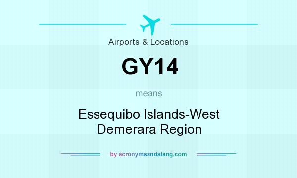 What does GY14 mean? It stands for Essequibo Islands-West Demerara Region