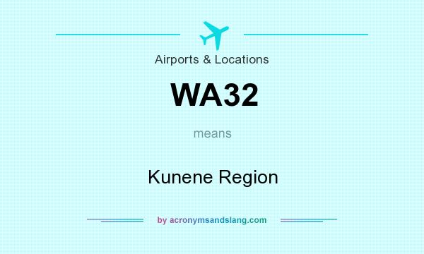 What does WA32 mean? It stands for Kunene Region