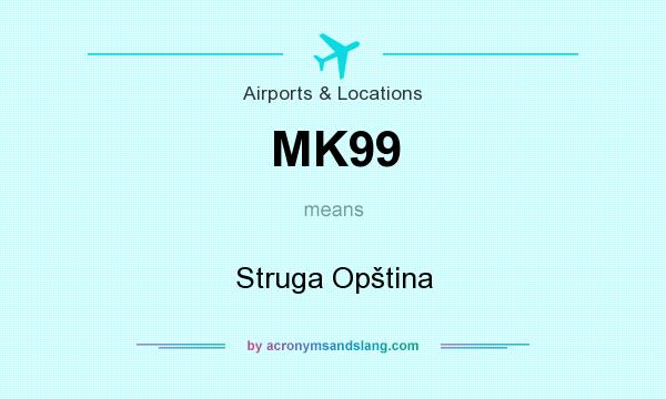 What does MK99 mean? It stands for Struga Opština