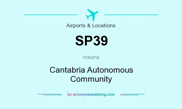 What does SP39 mean? It stands for Cantabria Autonomous Community