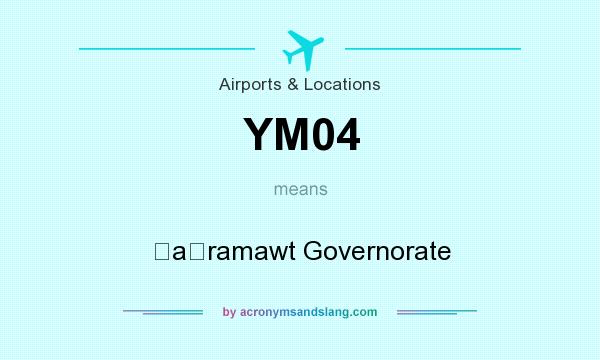 What does YM04 mean? It stands for Ḩaḑramawt Governorate