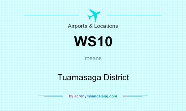 What does WS10 mean? It stands for Tuamasaga District