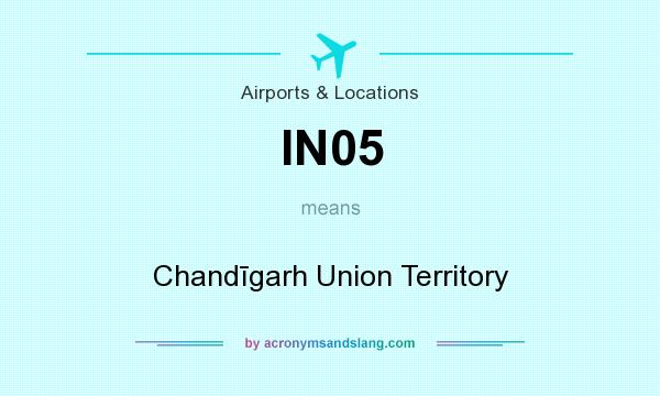 What does IN05 mean? It stands for Chandīgarh Union Territory