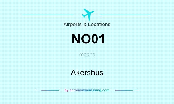 What does NO01 mean? It stands for Akershus