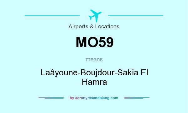 What does MO59 mean? It stands for Laâyoune-Boujdour-Sakia El Hamra