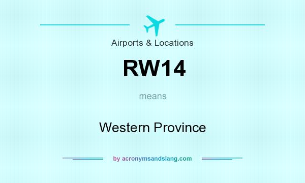 What does RW14 mean? It stands for Western Province
