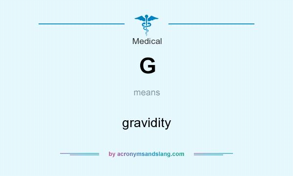 What does G mean? It stands for gravidity