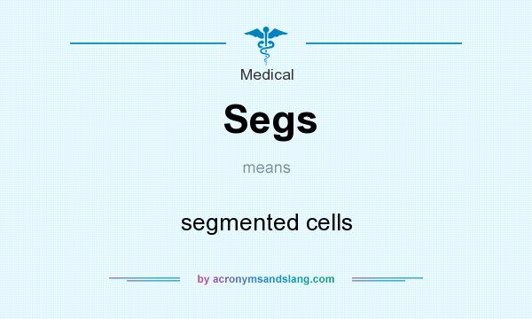 What does Segs mean? It stands for segmented cells